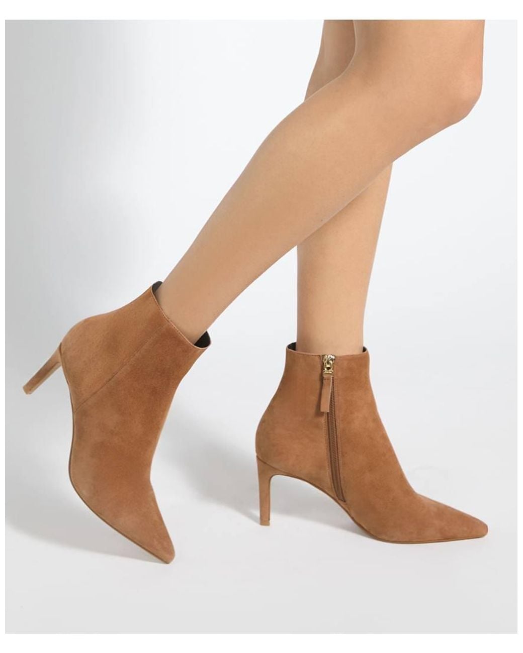 Dune Brown Obsessively Ankle Boots