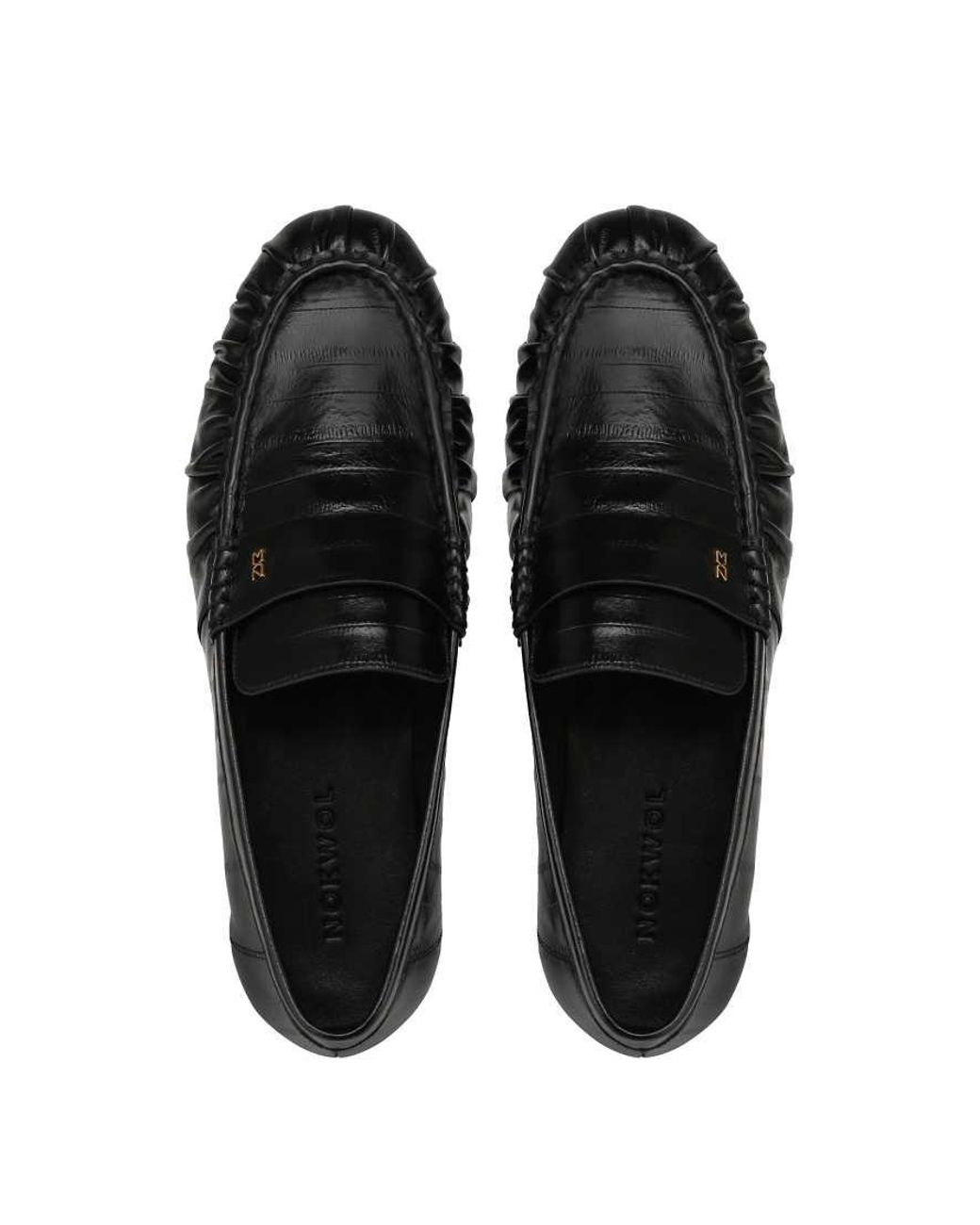 Nokwol Black Nickle Loafers for men