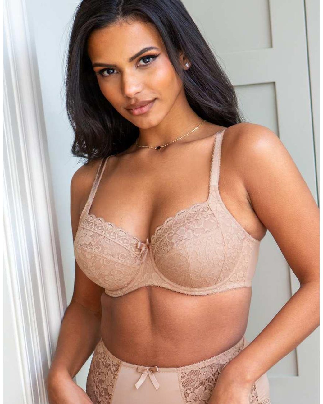 Pour Moi Brown Rebel Underwired Side Support Bra D