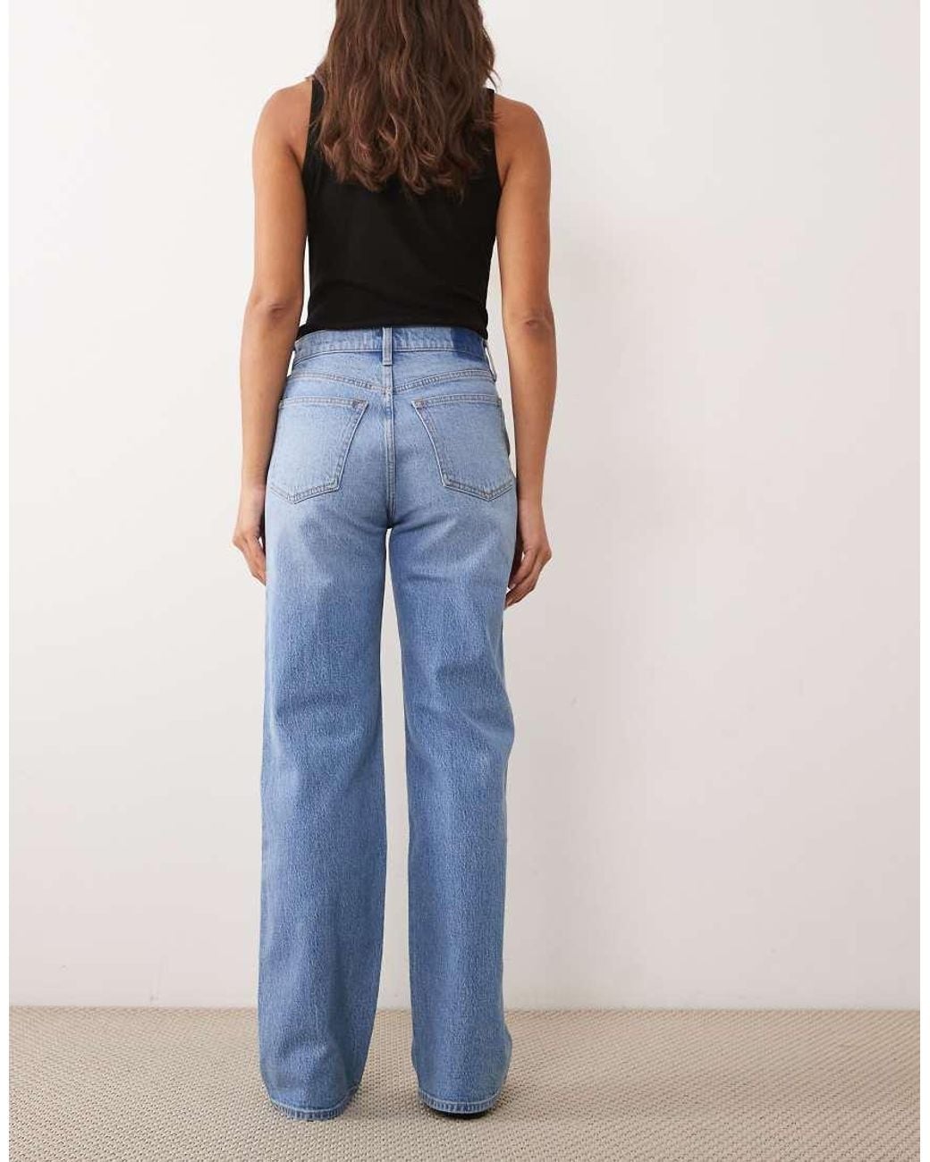 Abercrombie & Fitch Blue 90s Relaxed Straight Leg Jeans