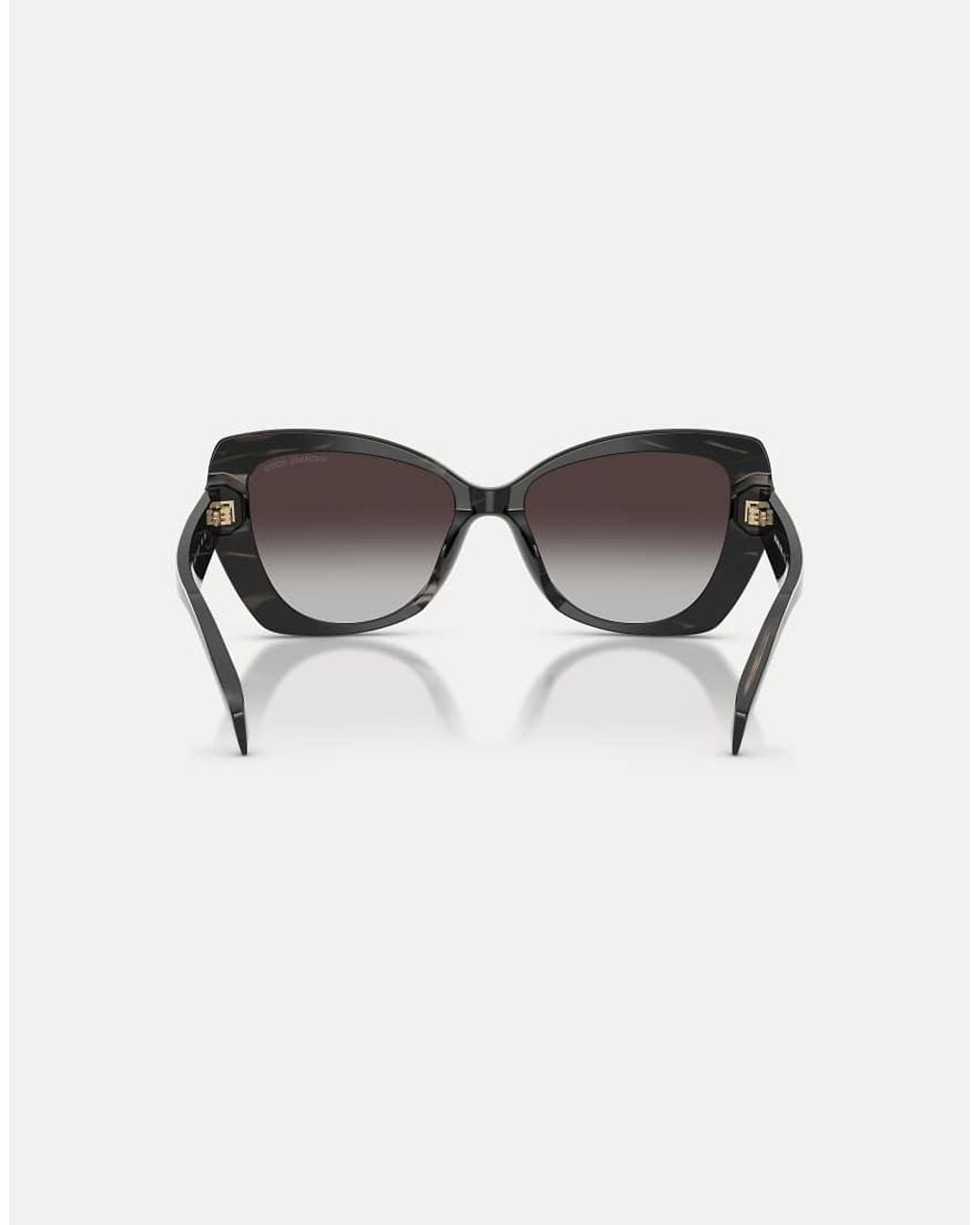 Michael Kors Black Atlanta Butterfly Sunglasses With Lens