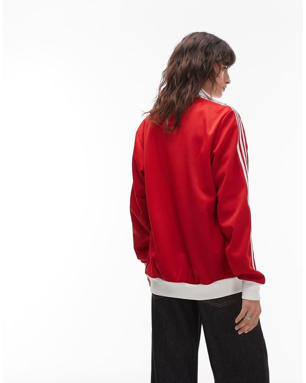 Adidas Originals Red Classic Track Top for men