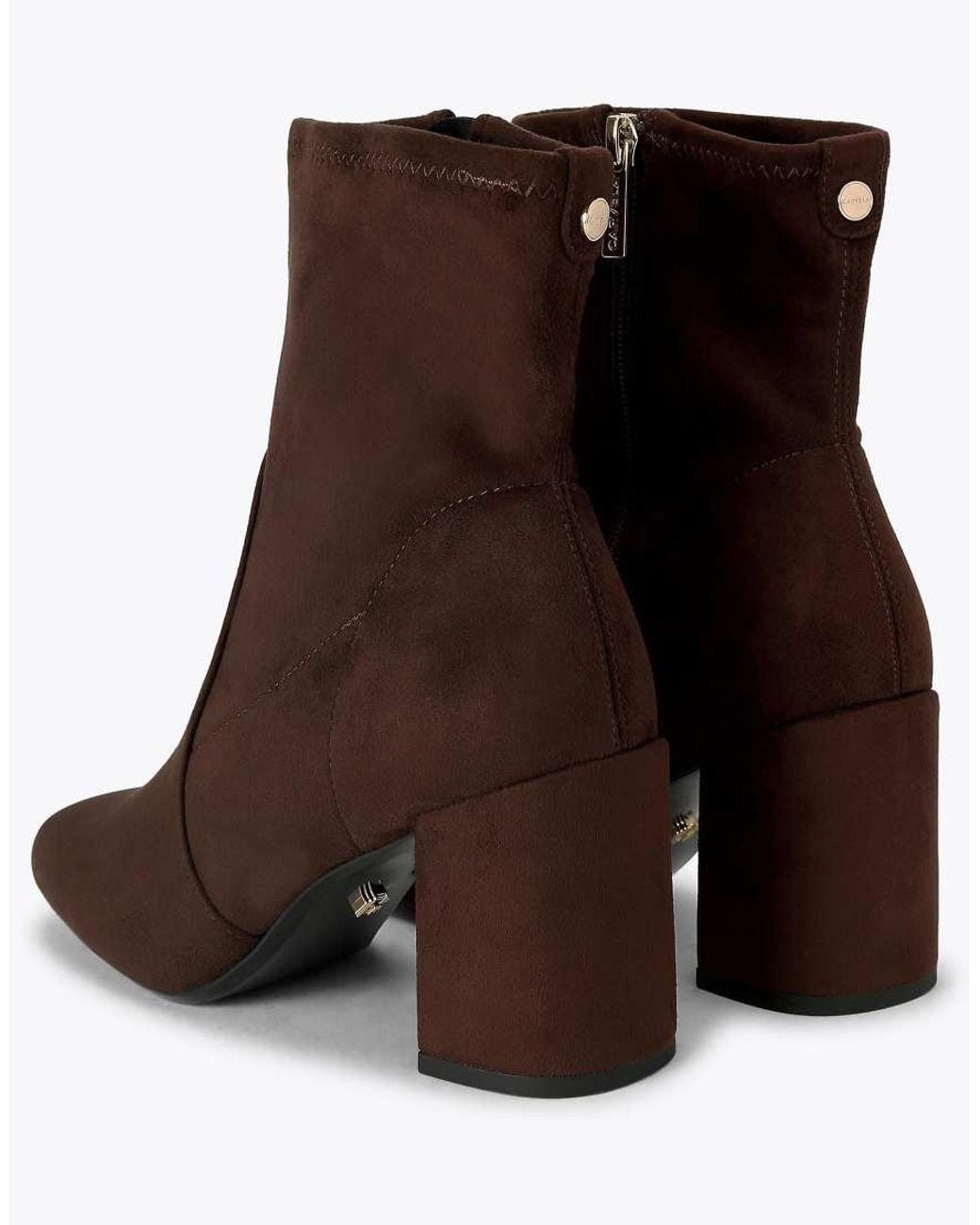 Carvela Kurt Geiger Brown Asti Low Ankle Boots