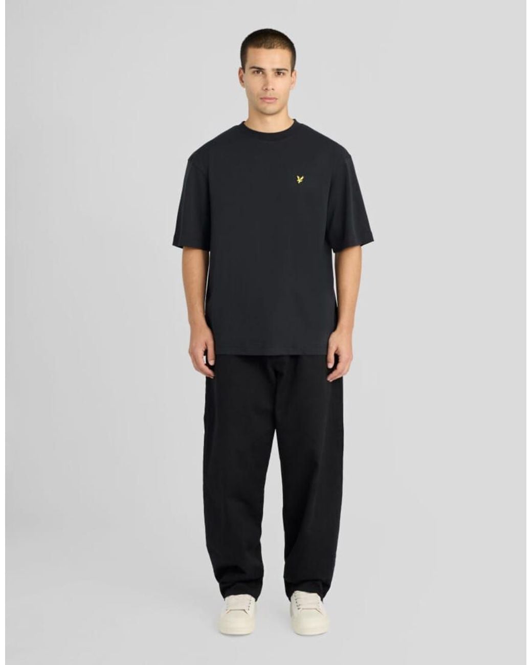 Lyle & Scott Black Ss T-Shirts Ultra Soft T-Shirt for men