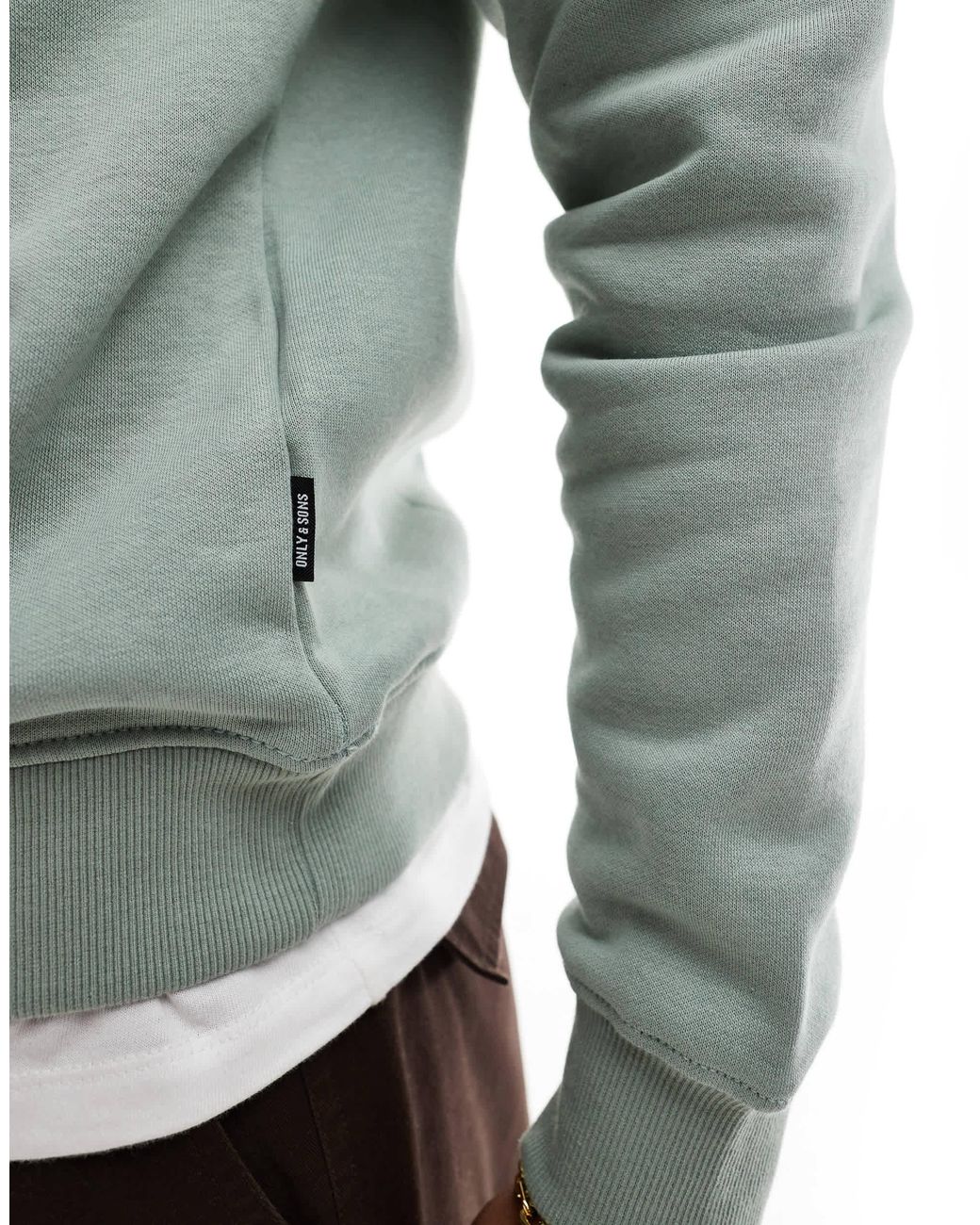 Only & Sons – kapuzenpullover in Gray für Herren
