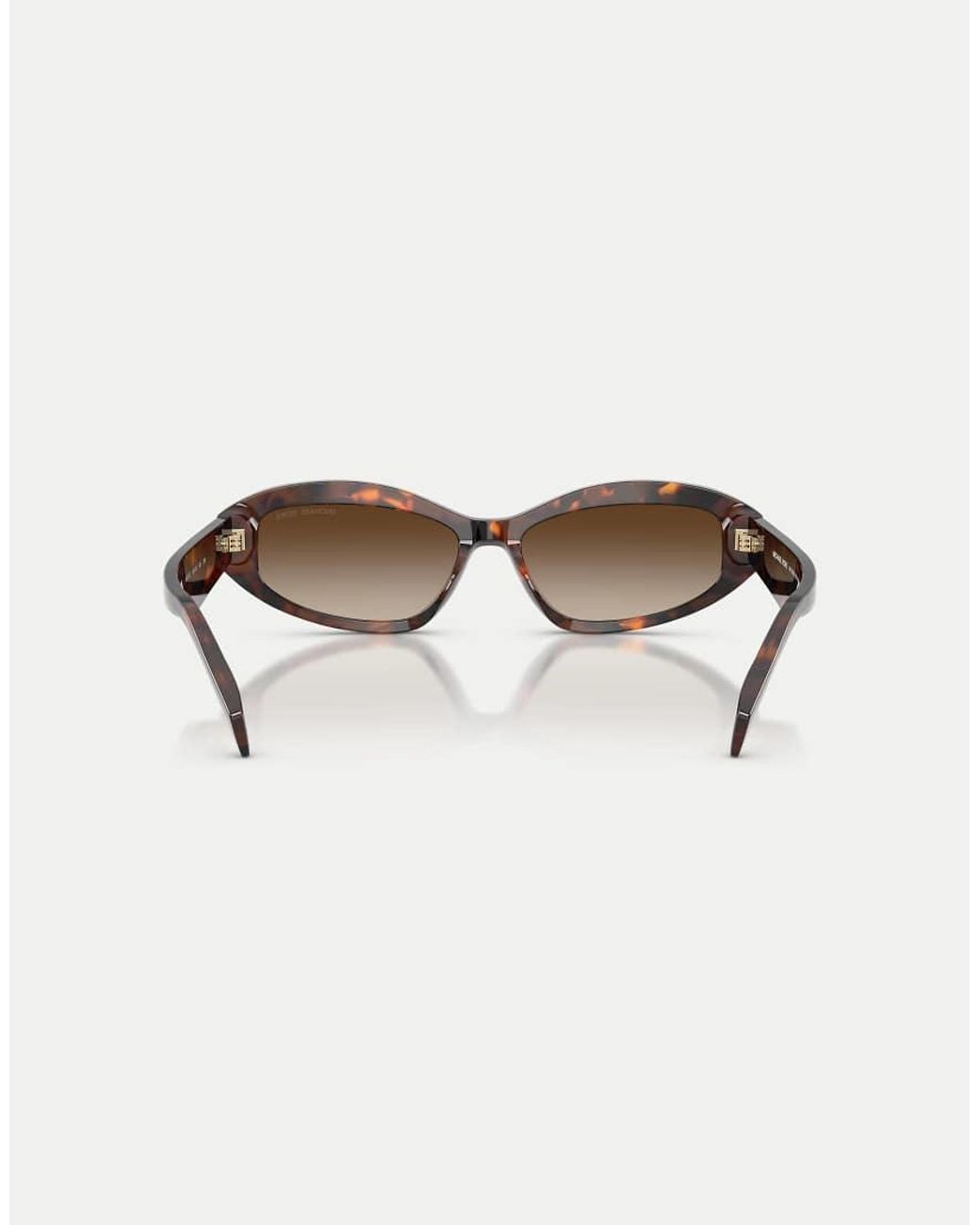 Michael Kors Natural Wilmington Oval Sunglasses With Lens