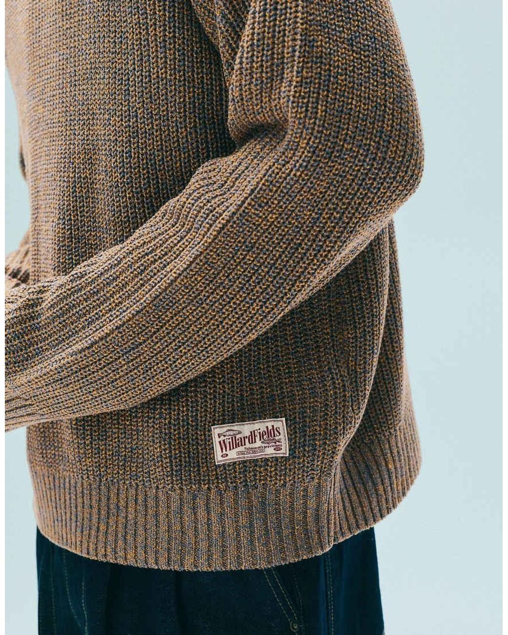 Pull&Bear Green Twisted Yarn Knit Jumper for men