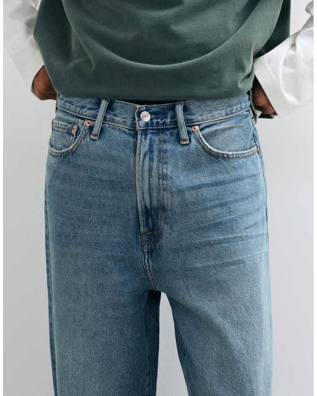 Abercrombie & Fitch baggy Fit Jeans in Blue for Men | Lyst