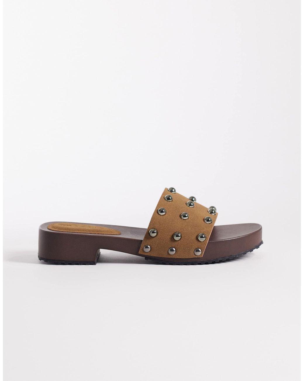 ASOS Green Fallen Slide Clog Sandals
