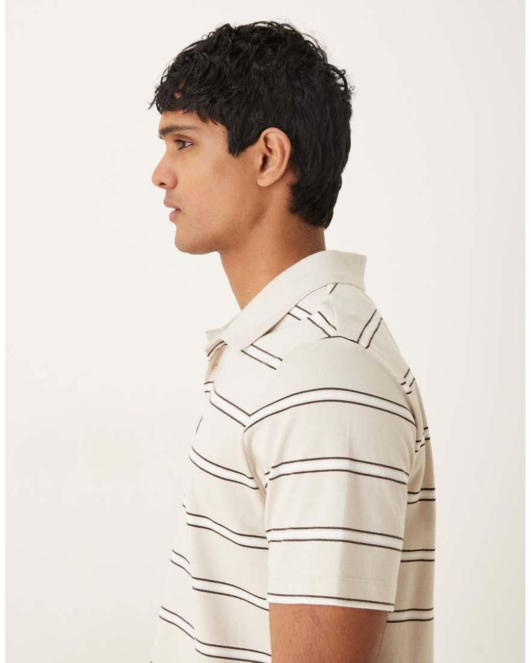 Calvin Klein White Jersey Polo Shirt for men