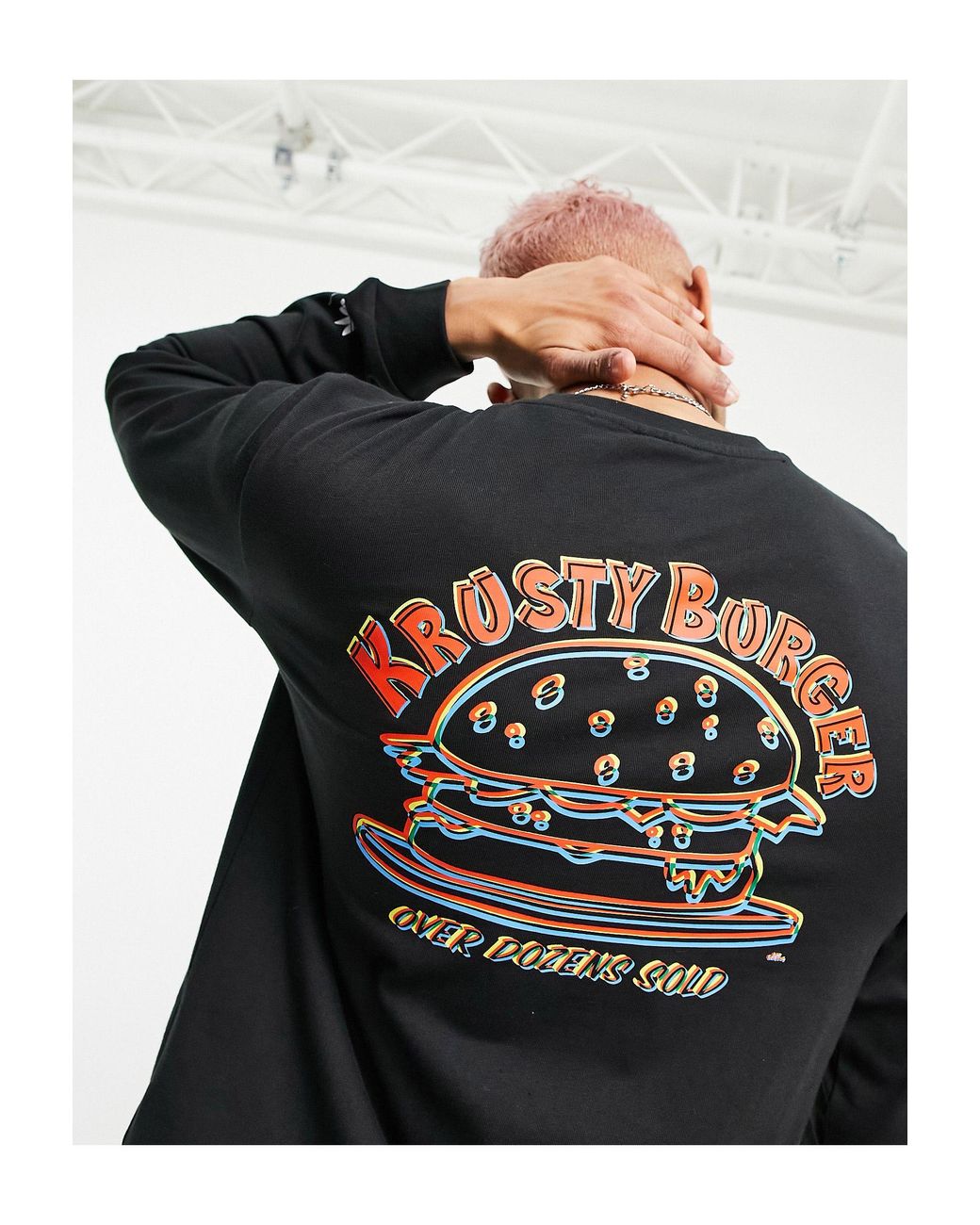 krusty burger long sleeve shirt