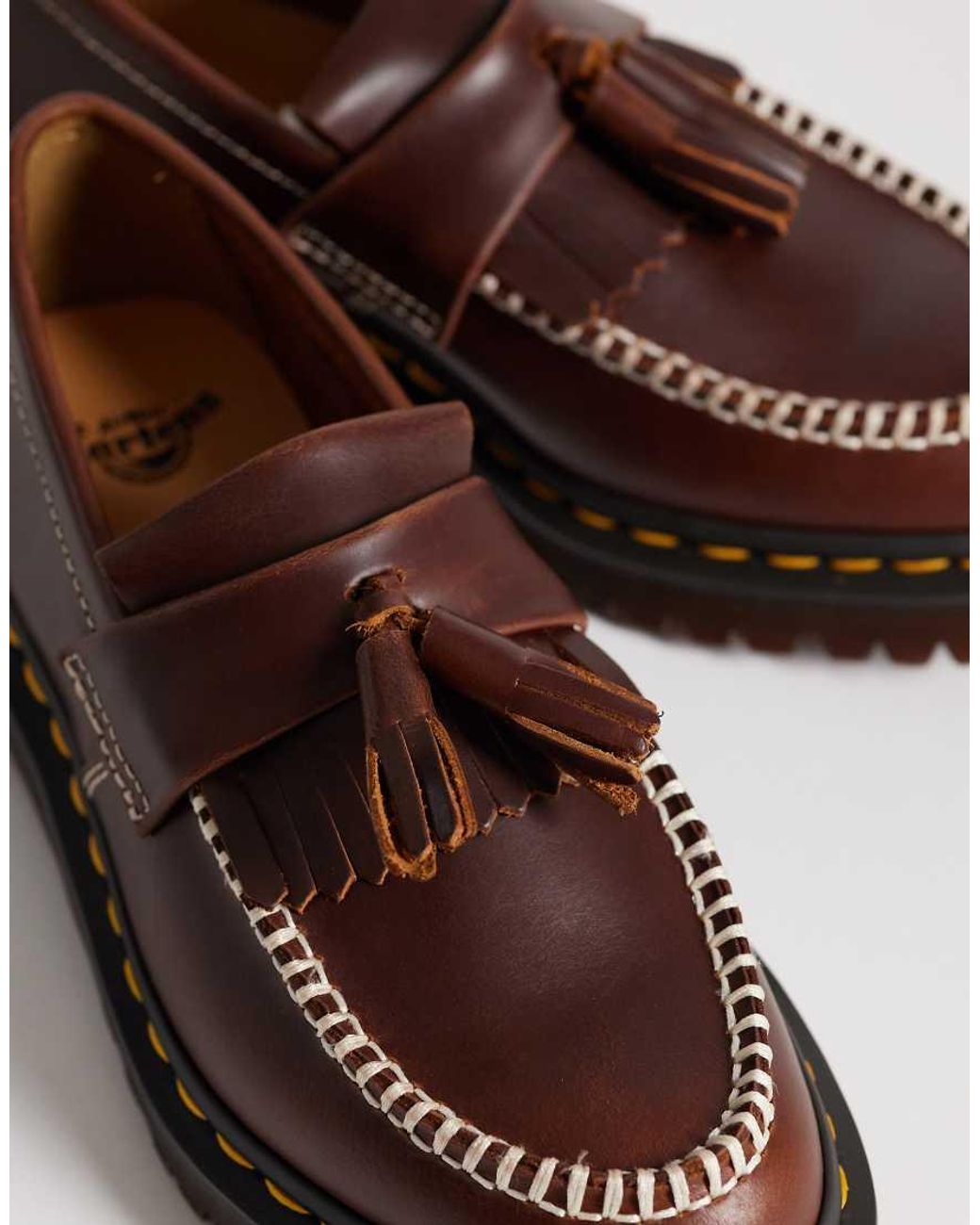 Dr. Martens Brown Unisex Adrian Ben Tassel Loafer