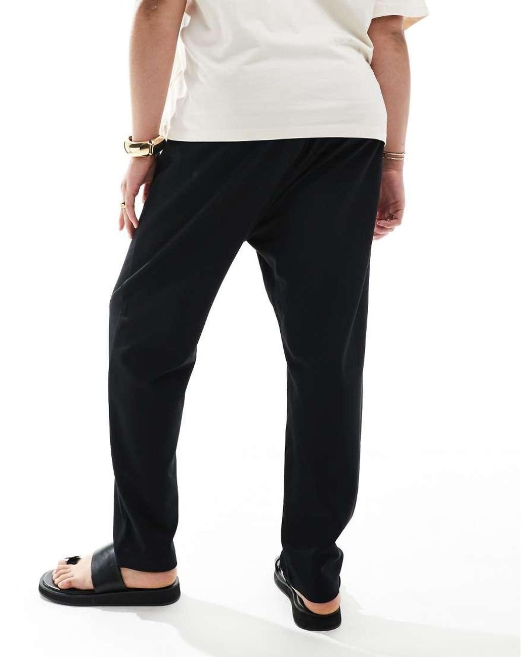 ONLY Black Straight Leg Trousers