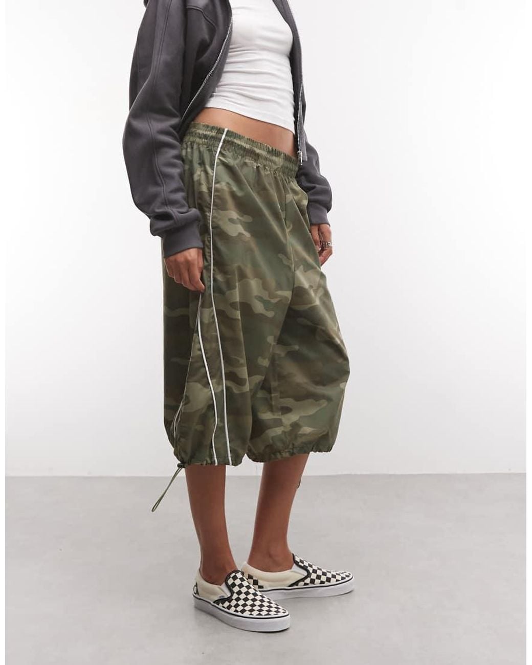 Collusion Multicolor Xl baggy Longline Nylon Short
