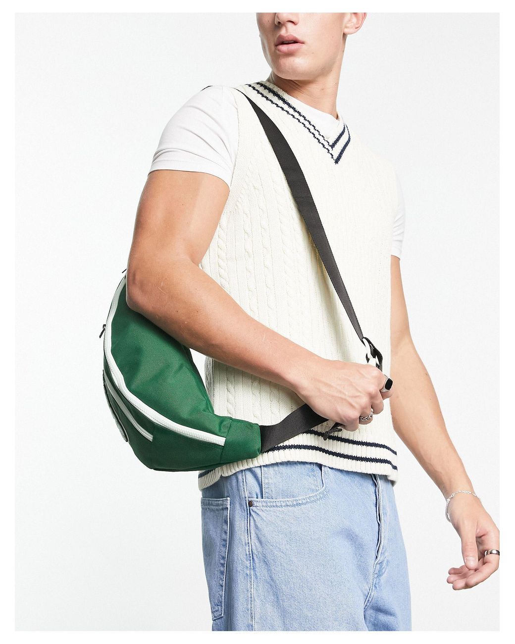 Vans Ward Cross Body Bum Bag in Green for Men Lyst