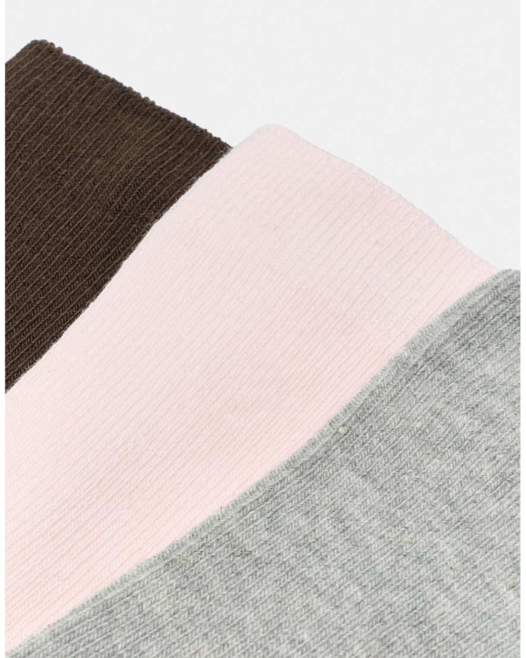 Pull&Bear White Pack Of Ribbed Socks