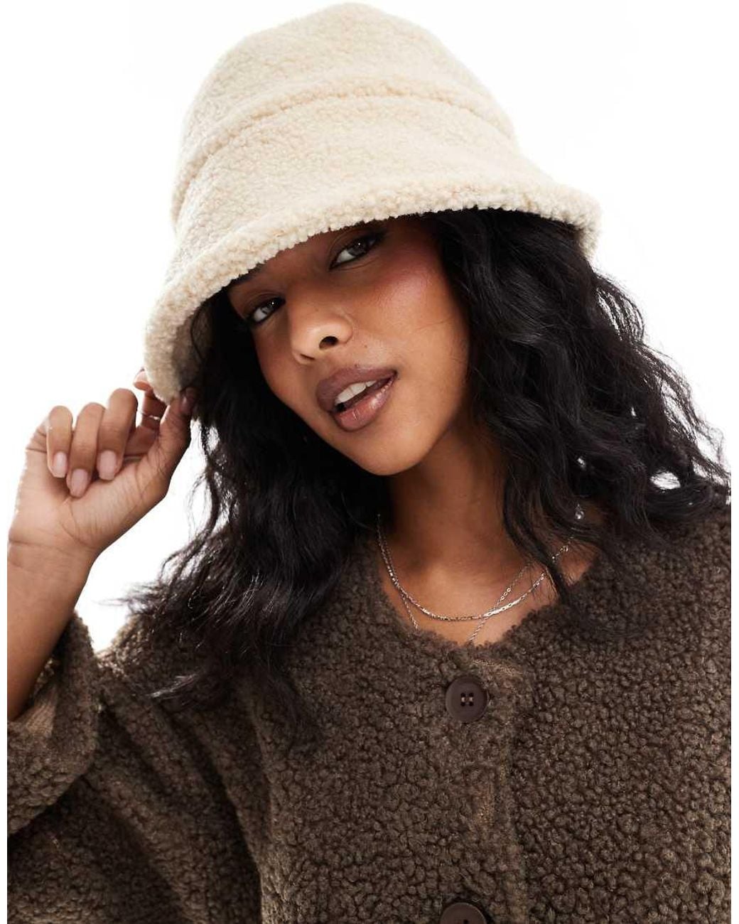 Pieces Brown Teddy Bucket Hat