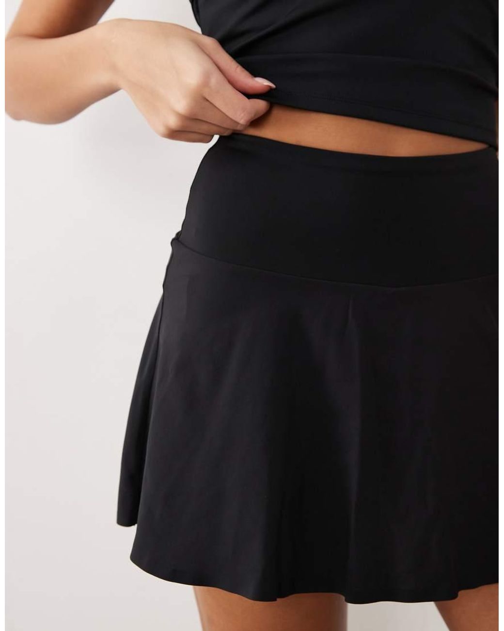 4505 Blue Active Tennis Flippy Skirt With Inner Short