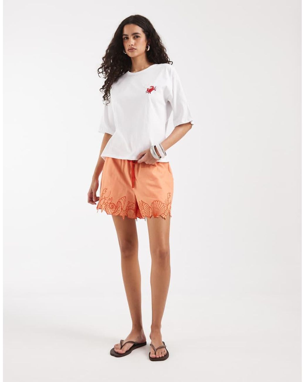 Vero Moda White Short Sleeve T-shirt