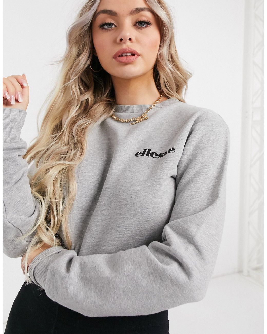 ellesse cropped jumper