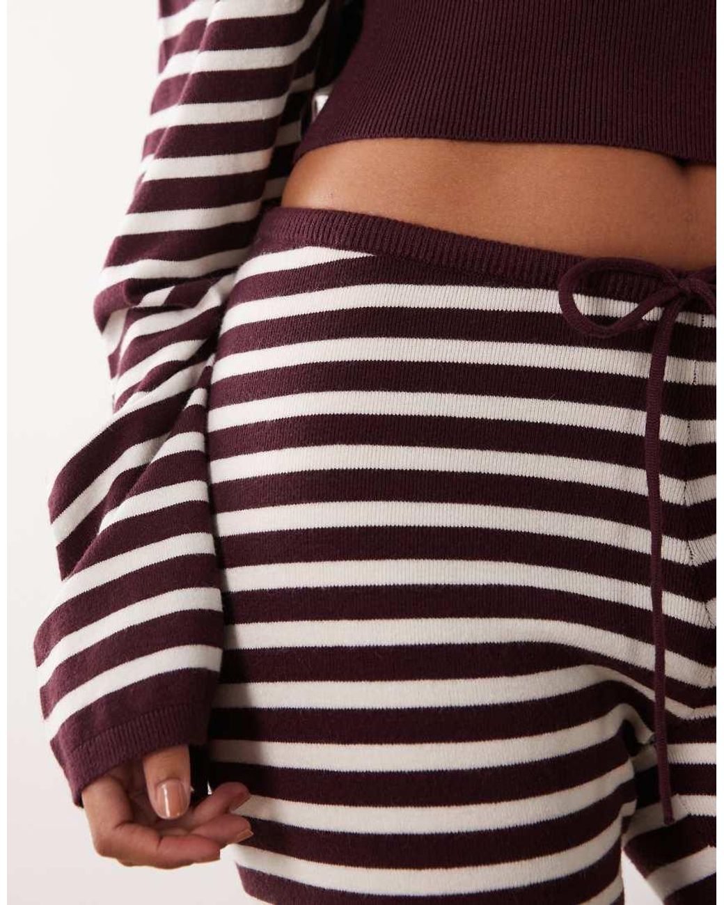 Gina Tricot Pink Co-ord Knitted Loungewear Trousers