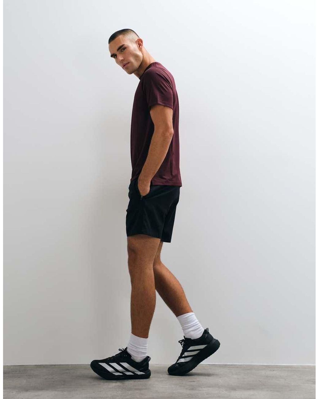 4505 Red Icon Quick Dry Mesh Training T-Shirt for men
