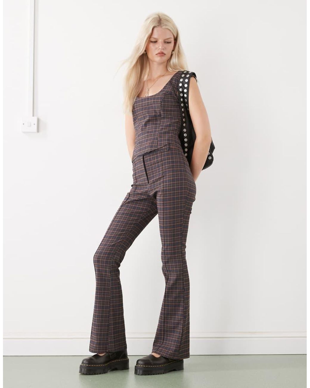 Collusion Purple Tailored Fitted Top