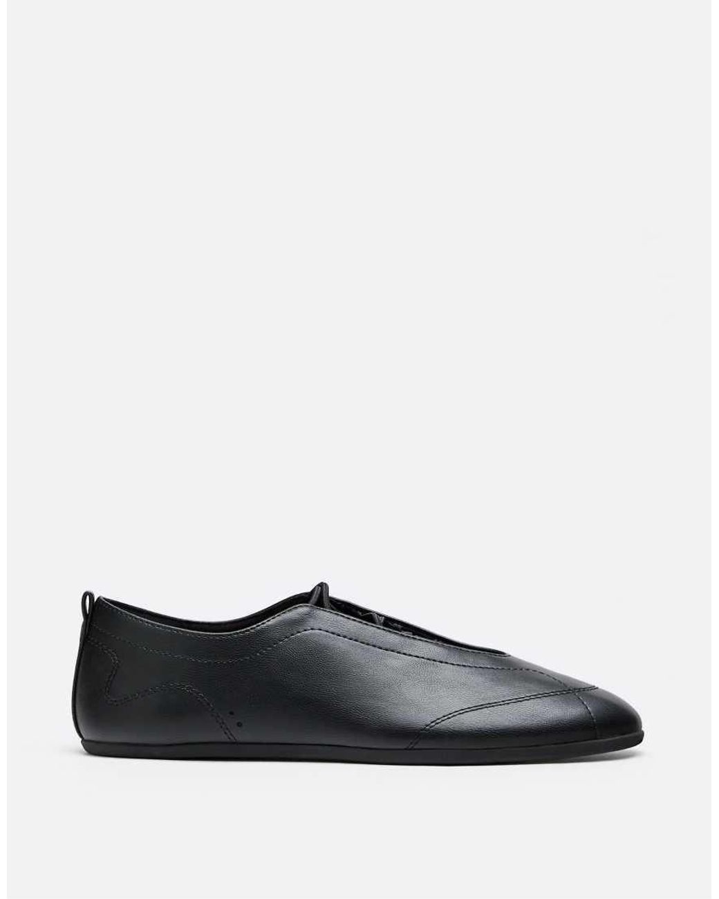 Stradivarius White Elasticated Criss-cross Strap Sneakerinas
