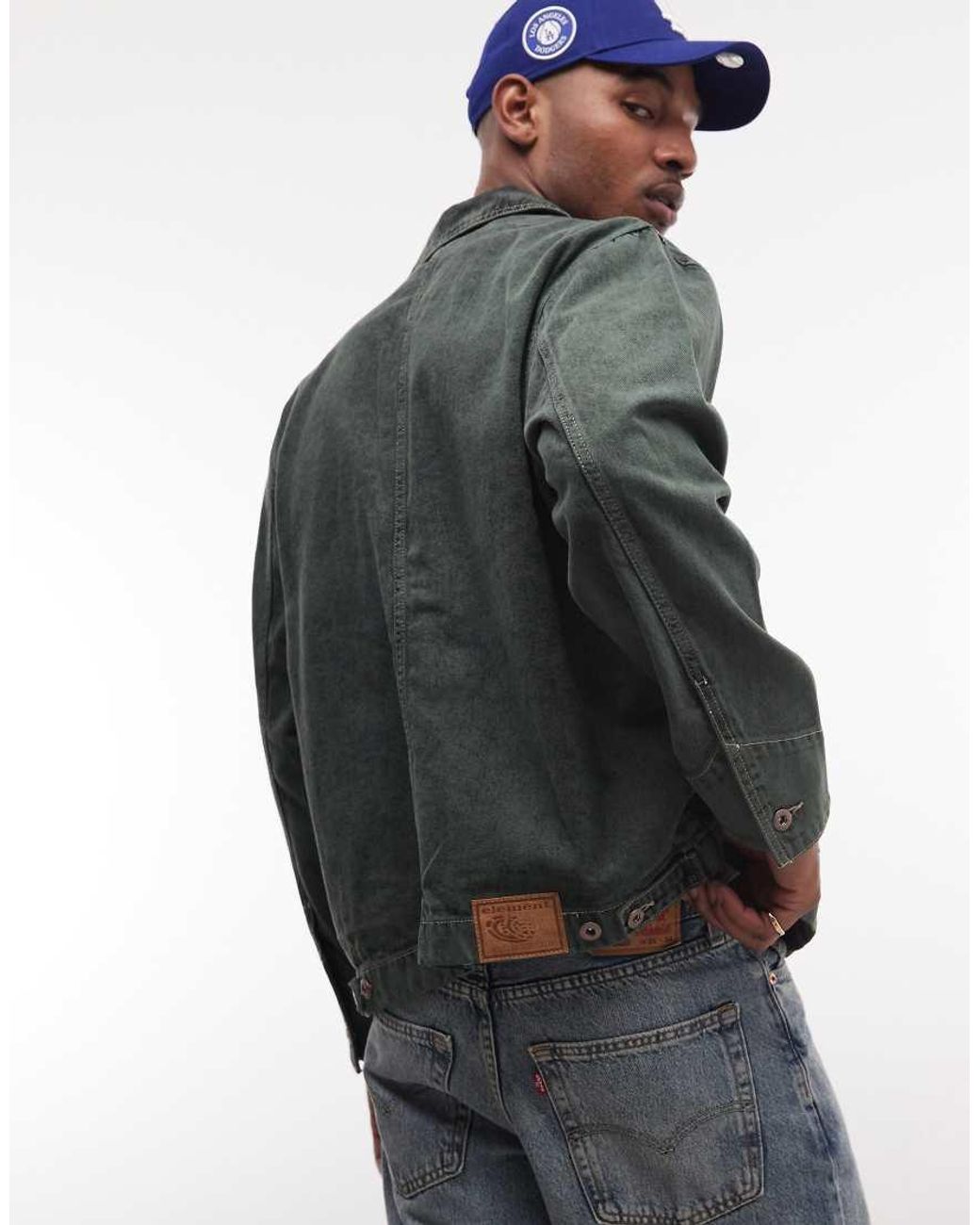 Element Gray Eiko Utility Patch Pocket Shacket for men