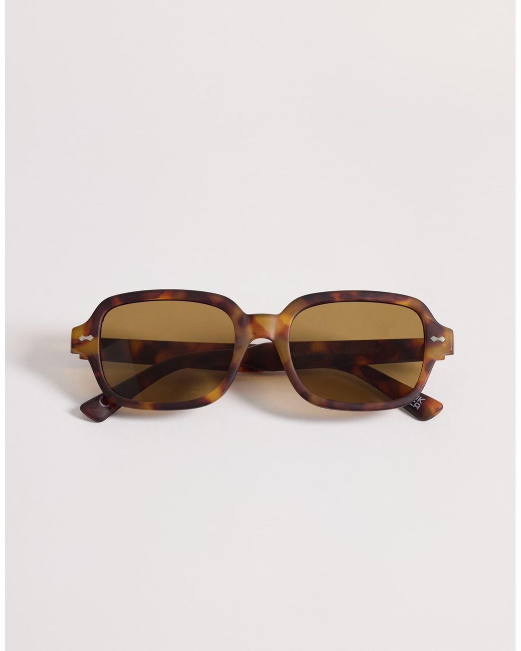 ASOS Natural Square Sunglasses for men