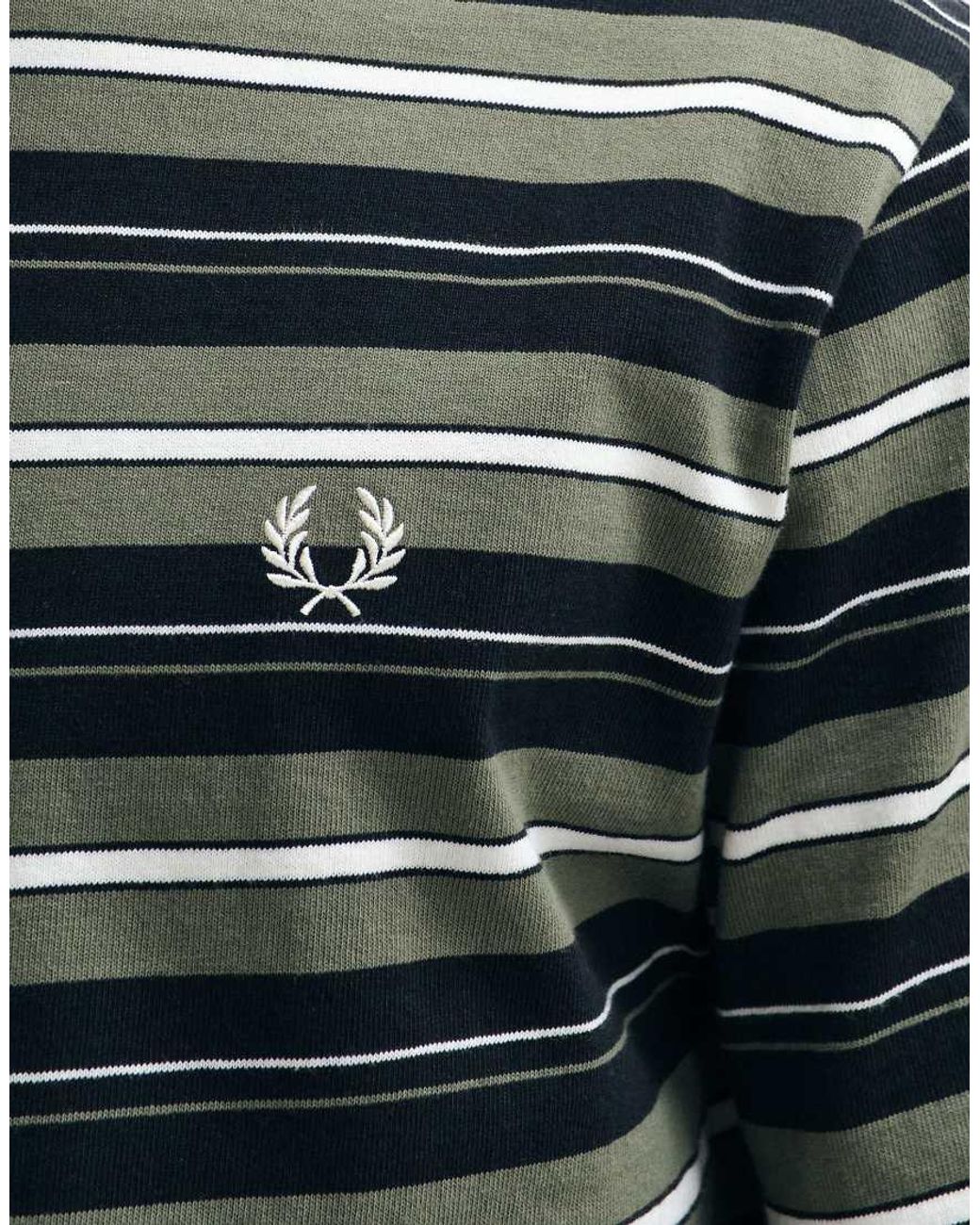 Fred Perry Multicolor Heavyweight Striped T-shirt for men