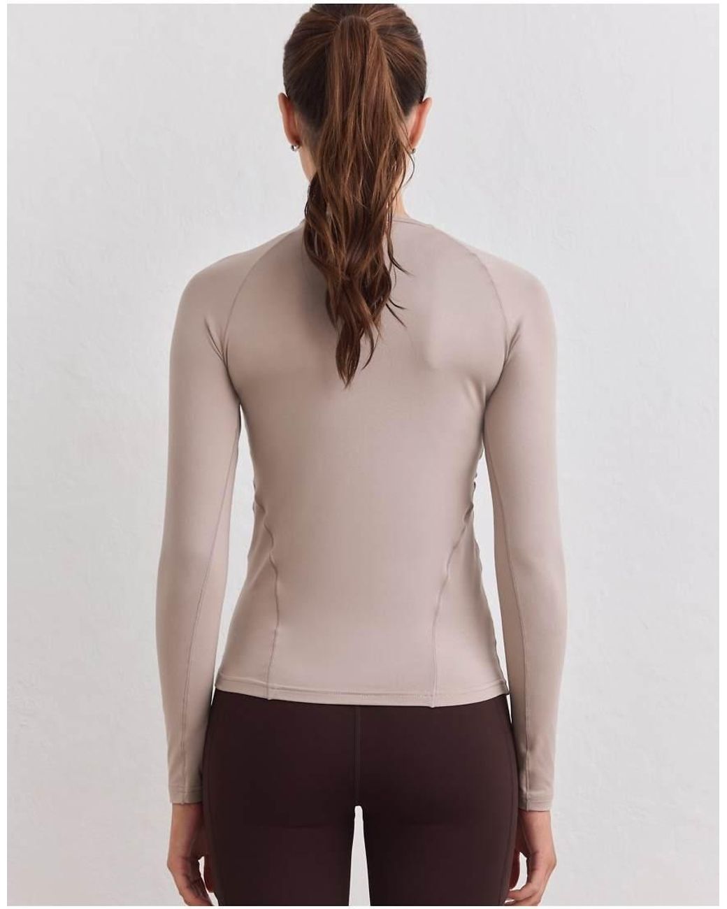 Aim'n Natural Dark Clay Soft Basic Long Sleeve