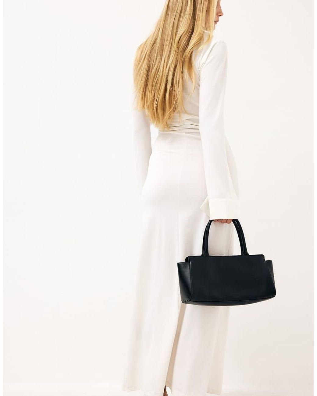 NA-KD Natural Rouched Shirt Maxi Dress