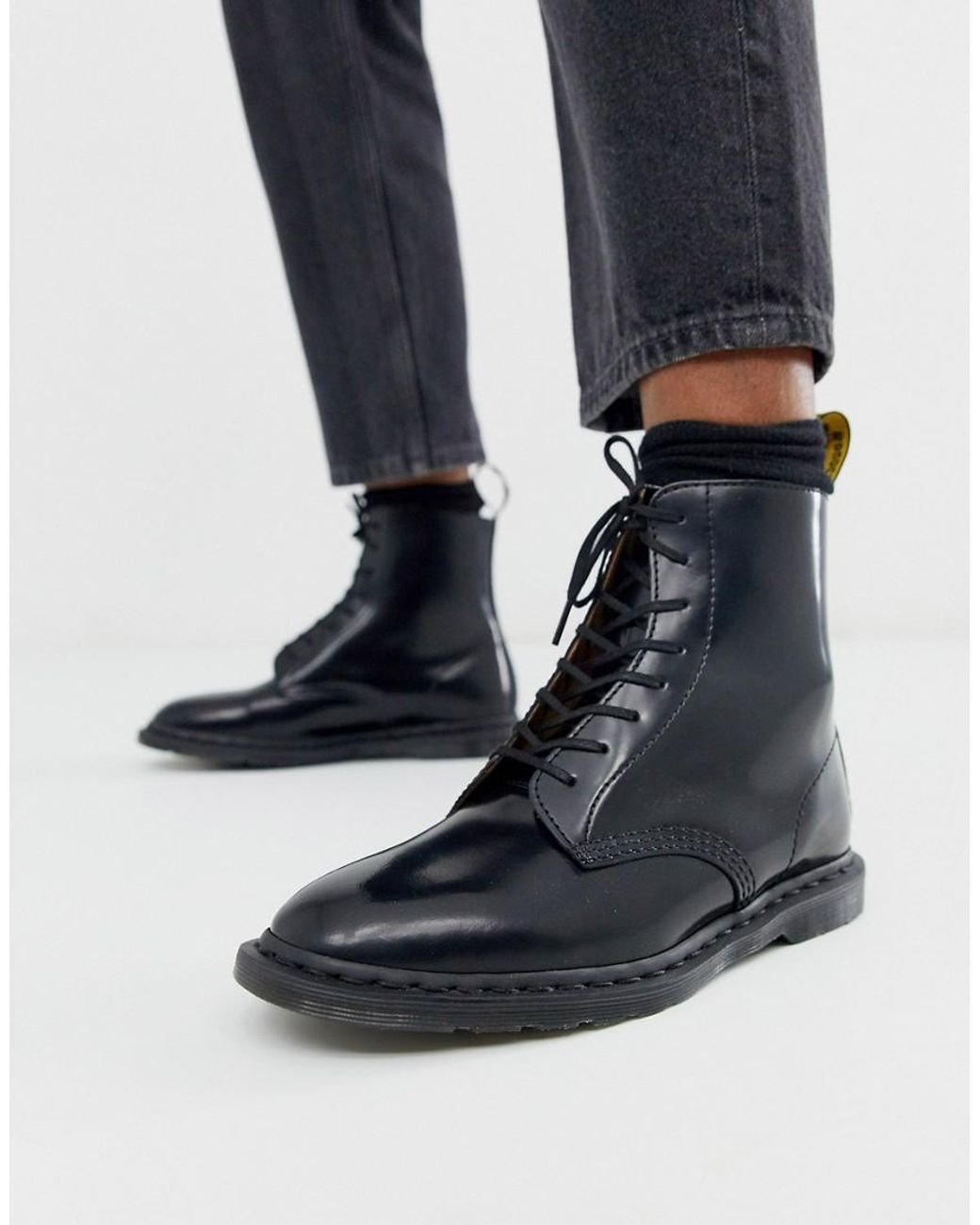 Dr. Martens Herren Winchester Black Polished Smooth Stiefel Dr. Martens Herren Winchester Black Polished Smooth Stiefel