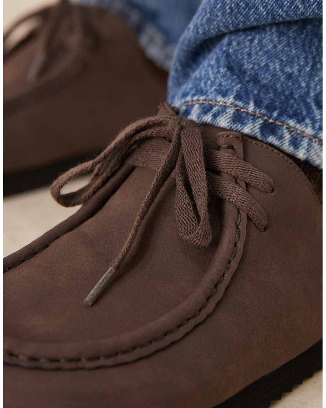 ASOS Blue Mule Lace Up Loafers for men