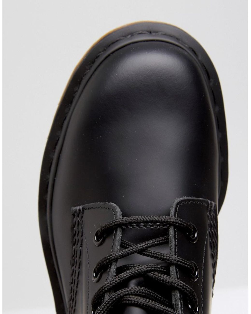 Dr. Martens Leather 101 Smooth Boots in Black | Lyst