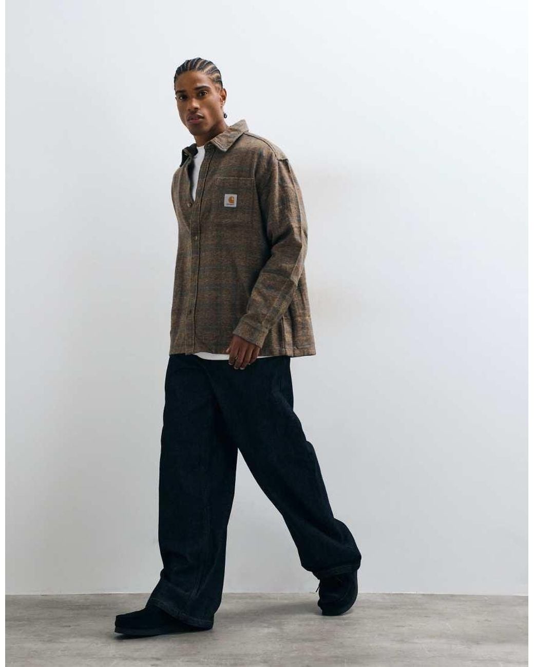 Carhartt Brown Bagley Shirt for men