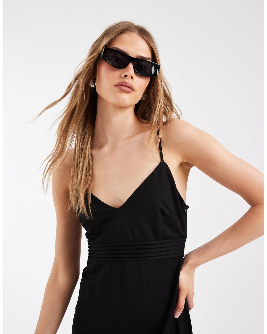 ONLY Black – maxi-trägerkleid
