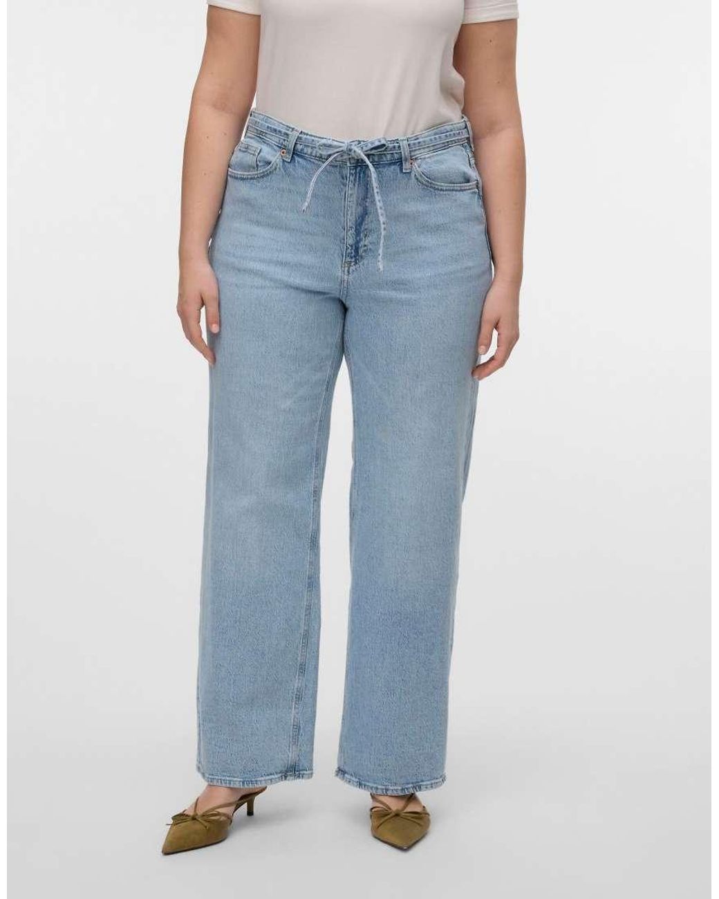 Vero Moda Blue Wide-Fit Jeans
