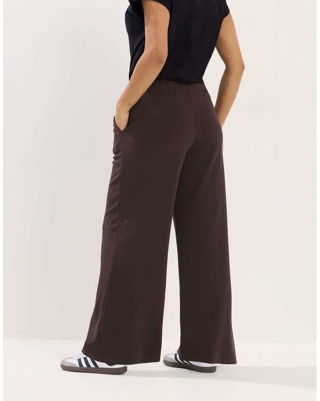 PixieGirl Black Petite Pintuck Trousers