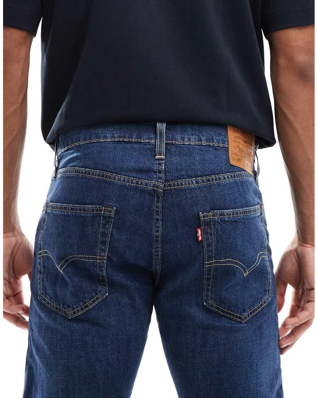 Levi's Blue 502 Tapered Fit Lightweight Jeans for men