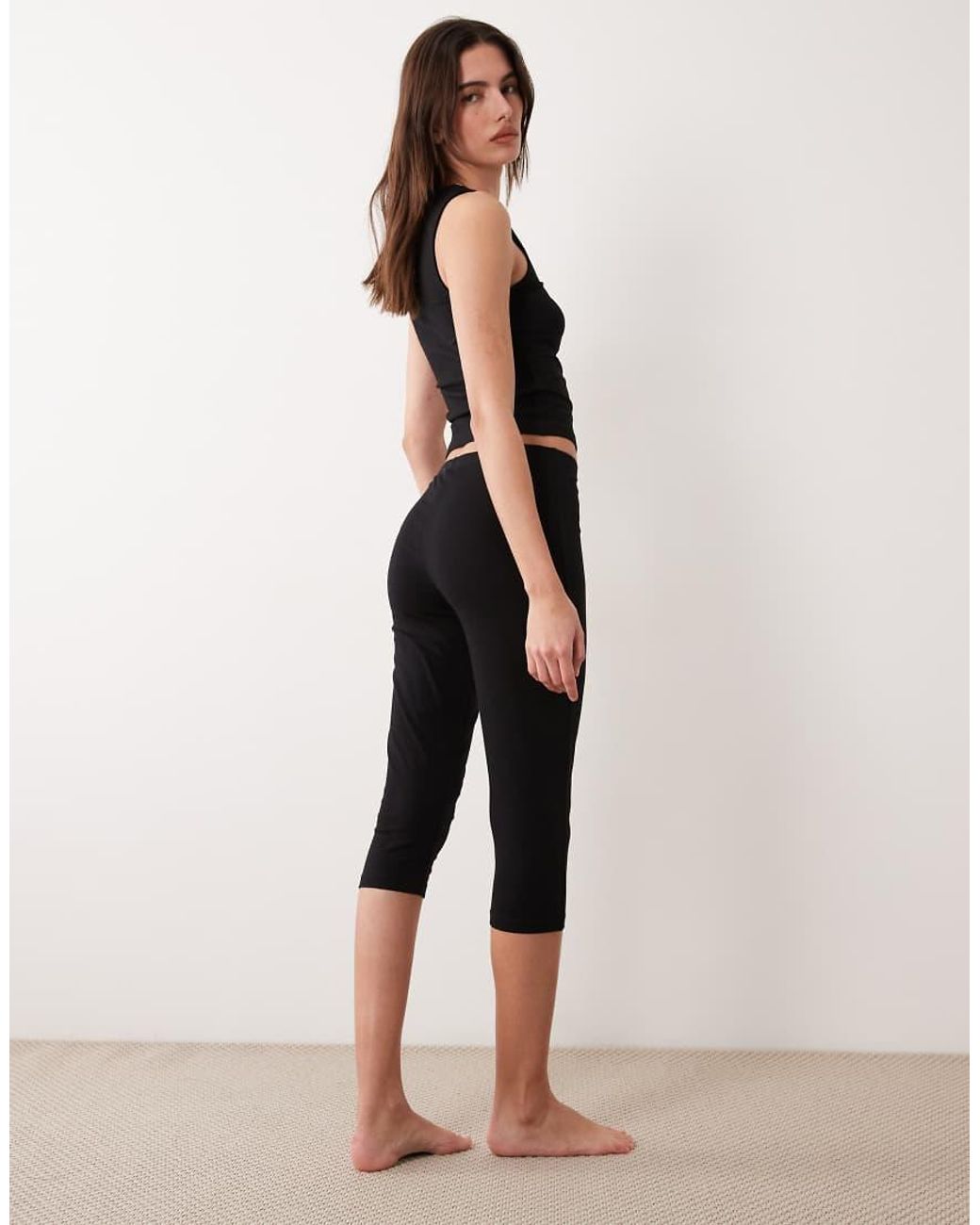 ASOS Natural Mix & Match Capri Pyjama Trousers
