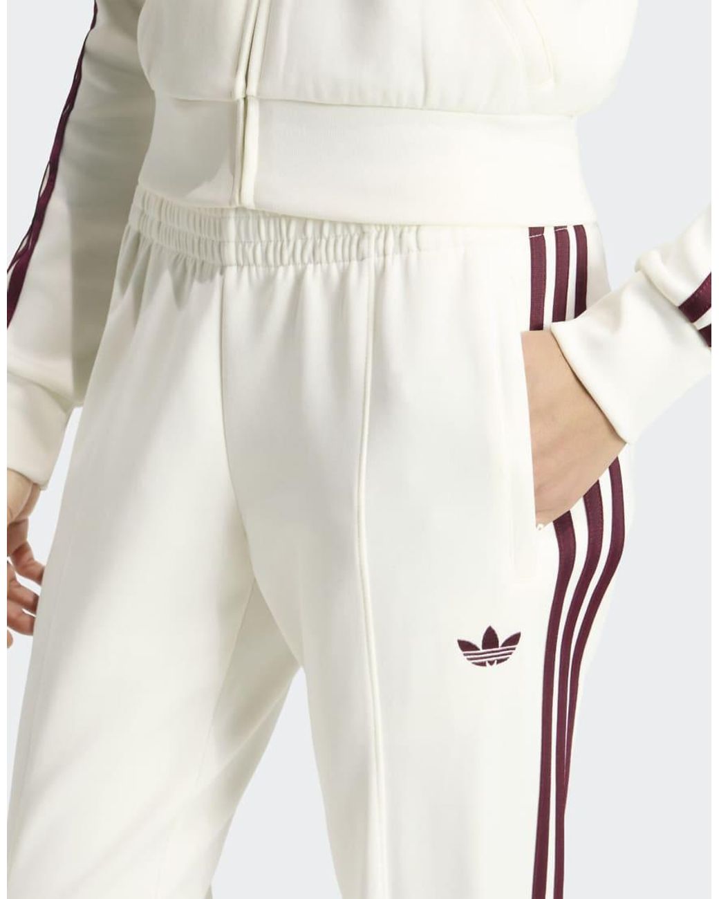 Adidas Originals White 3/4 Superstar Track Pants