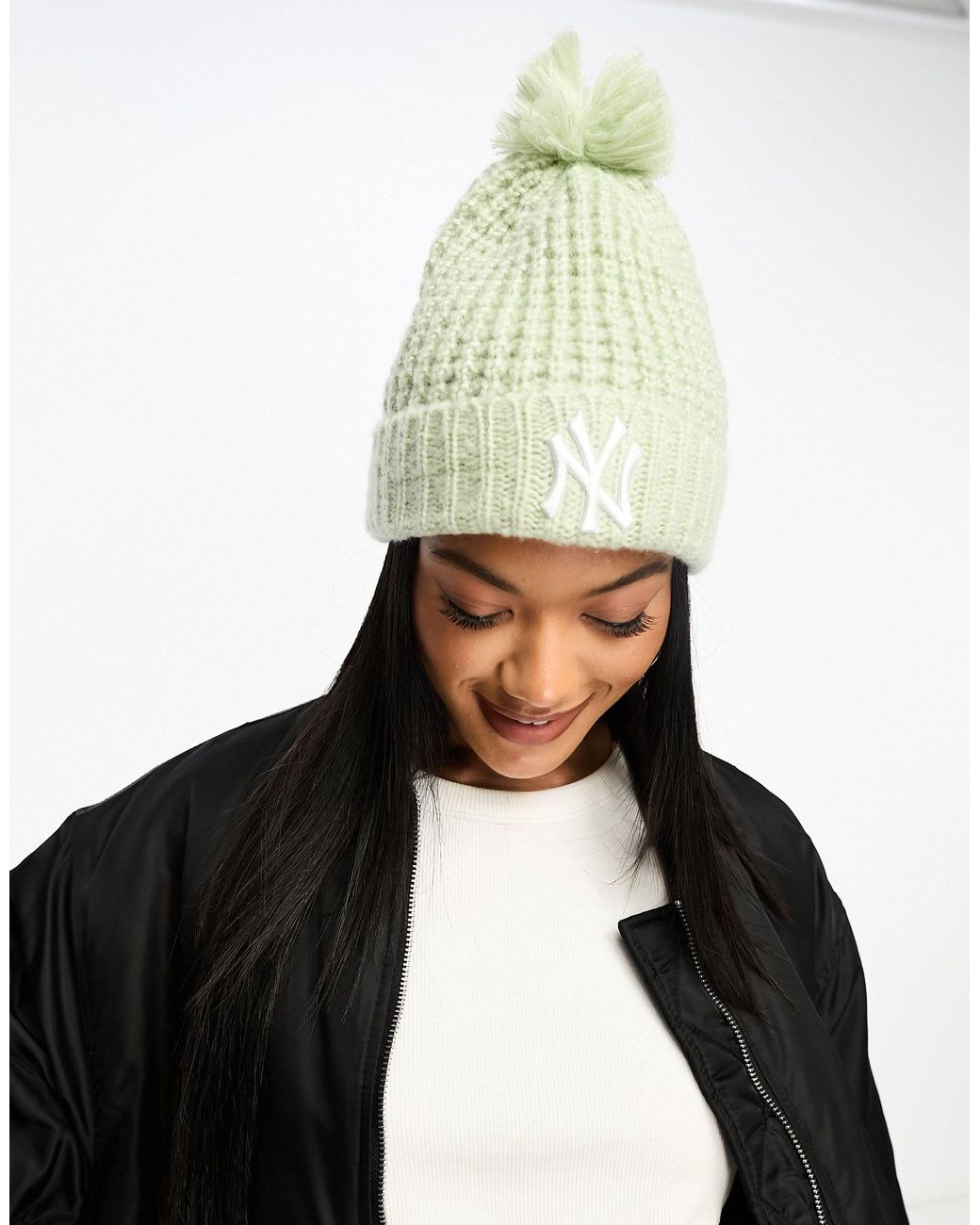 new era double pom beanie