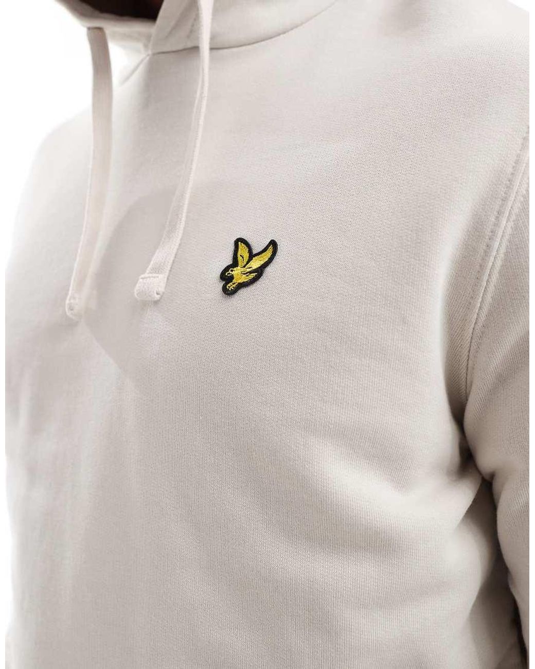 Lyle & Scott Gray Pullover Hoodie for men