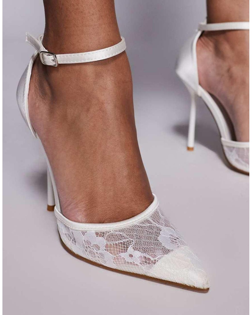SIMMI White Simmi London Deena Heeled Shoes