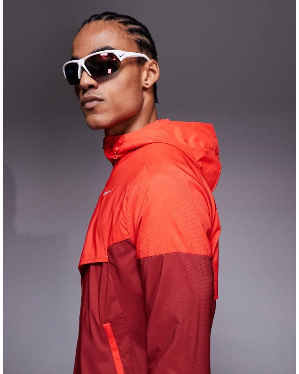 Chaqueta Cortavientos Y Roja Windrunner De -Rojo Nike de hombre de color Red