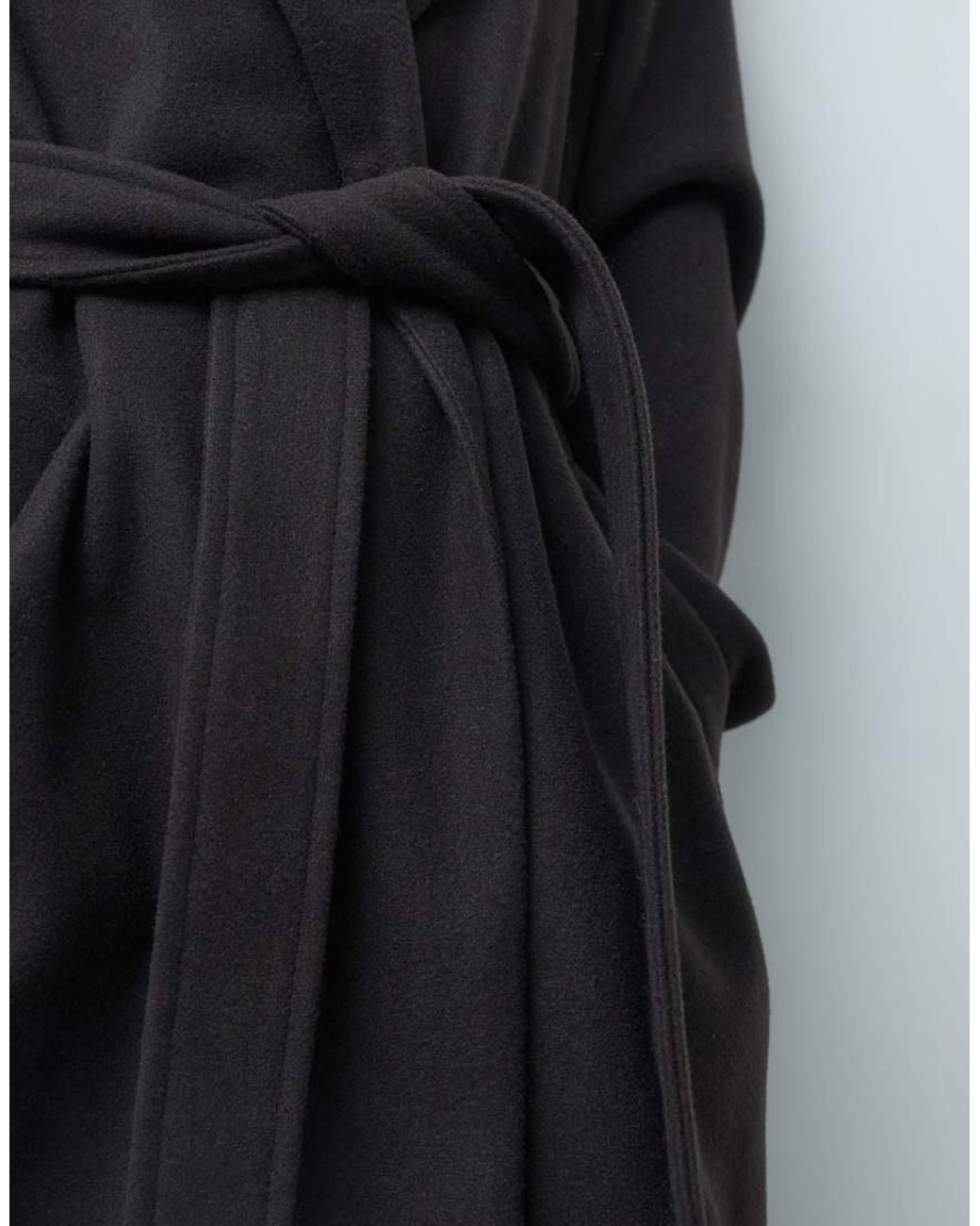 Vero Moda Black Belted Formal Maxi Coat