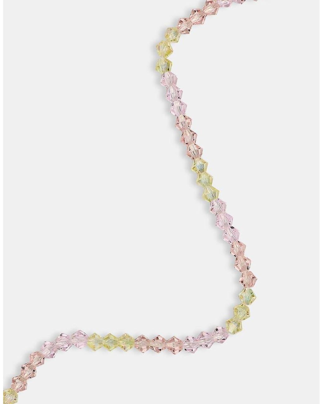 CERNUCCI Brown Lemon Glass Bead Necklace
