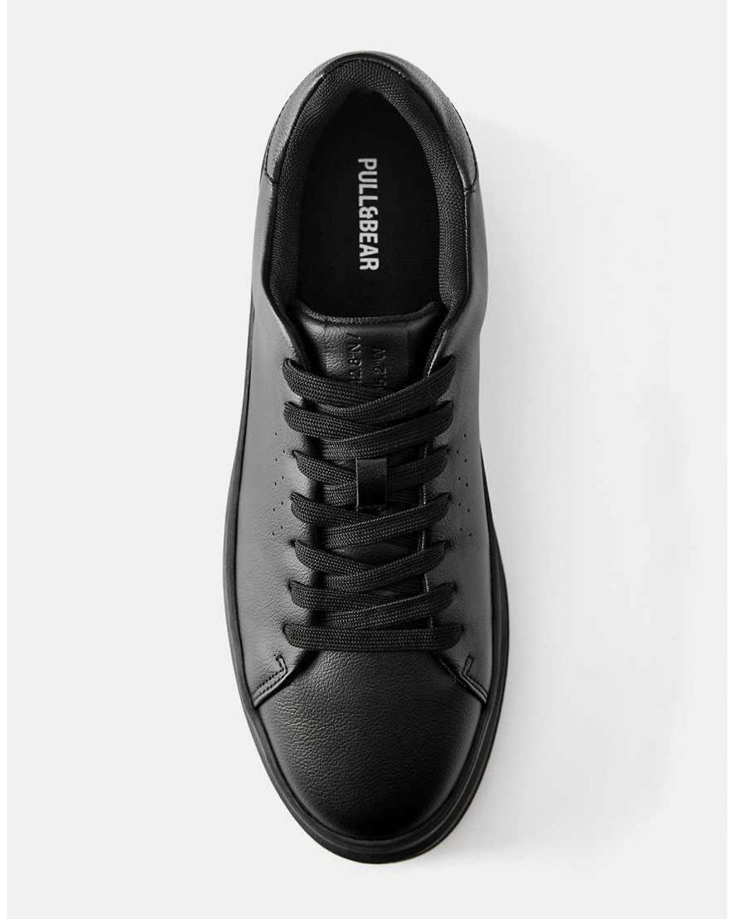 Pull&Bear Black Casual Chunky Trainers for men
